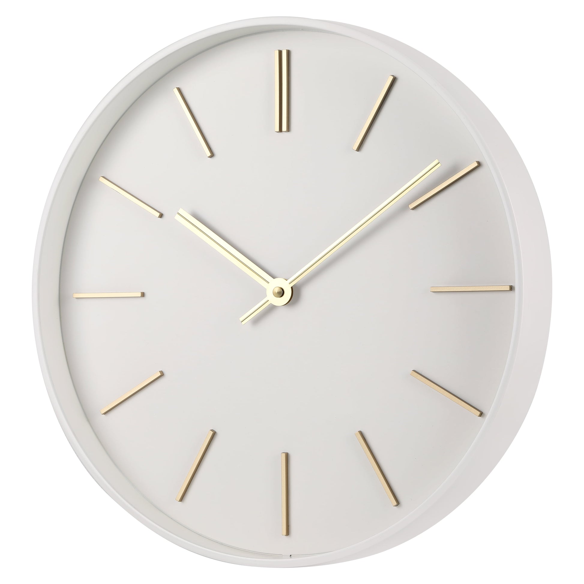 Better Homes & Garden 20" round Indoor Modern White Analog Wall Clock