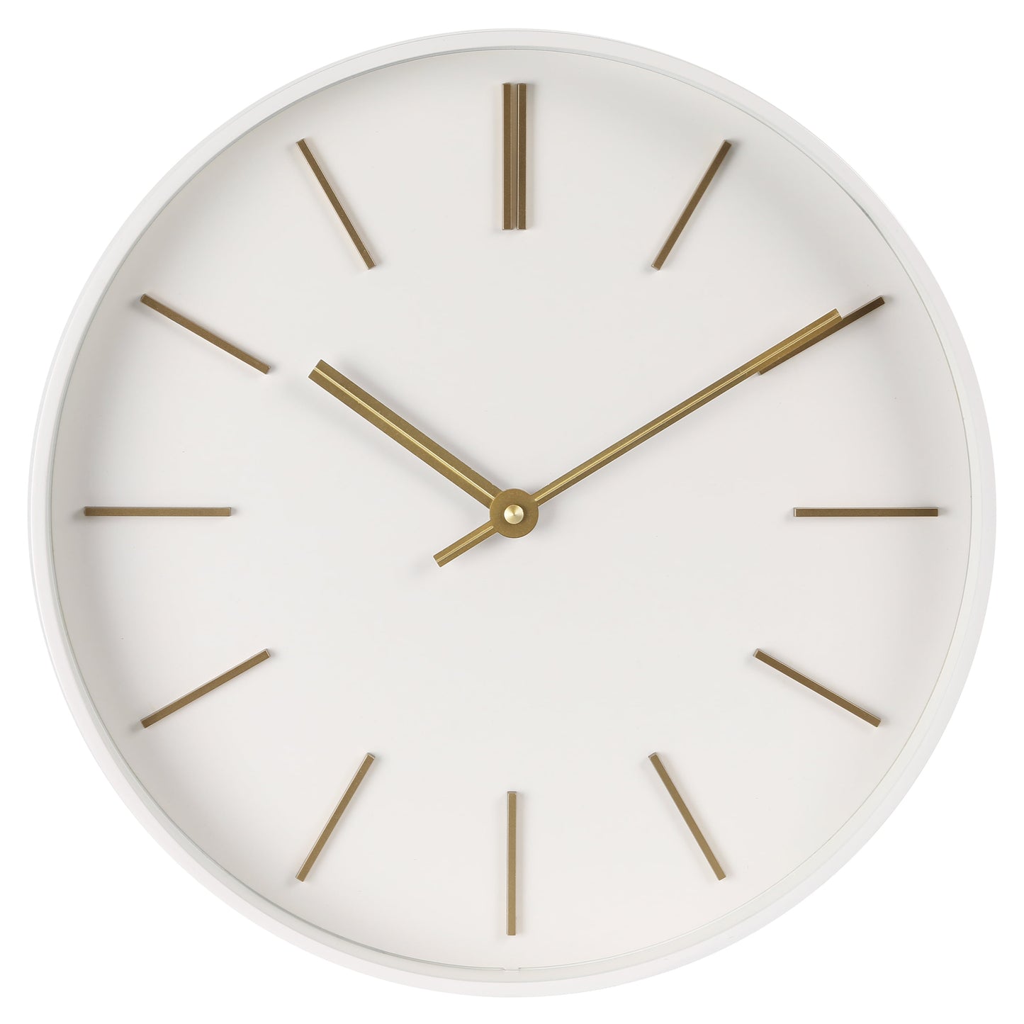 Better Homes & Garden 20" round Indoor Modern White Analog Wall Clock